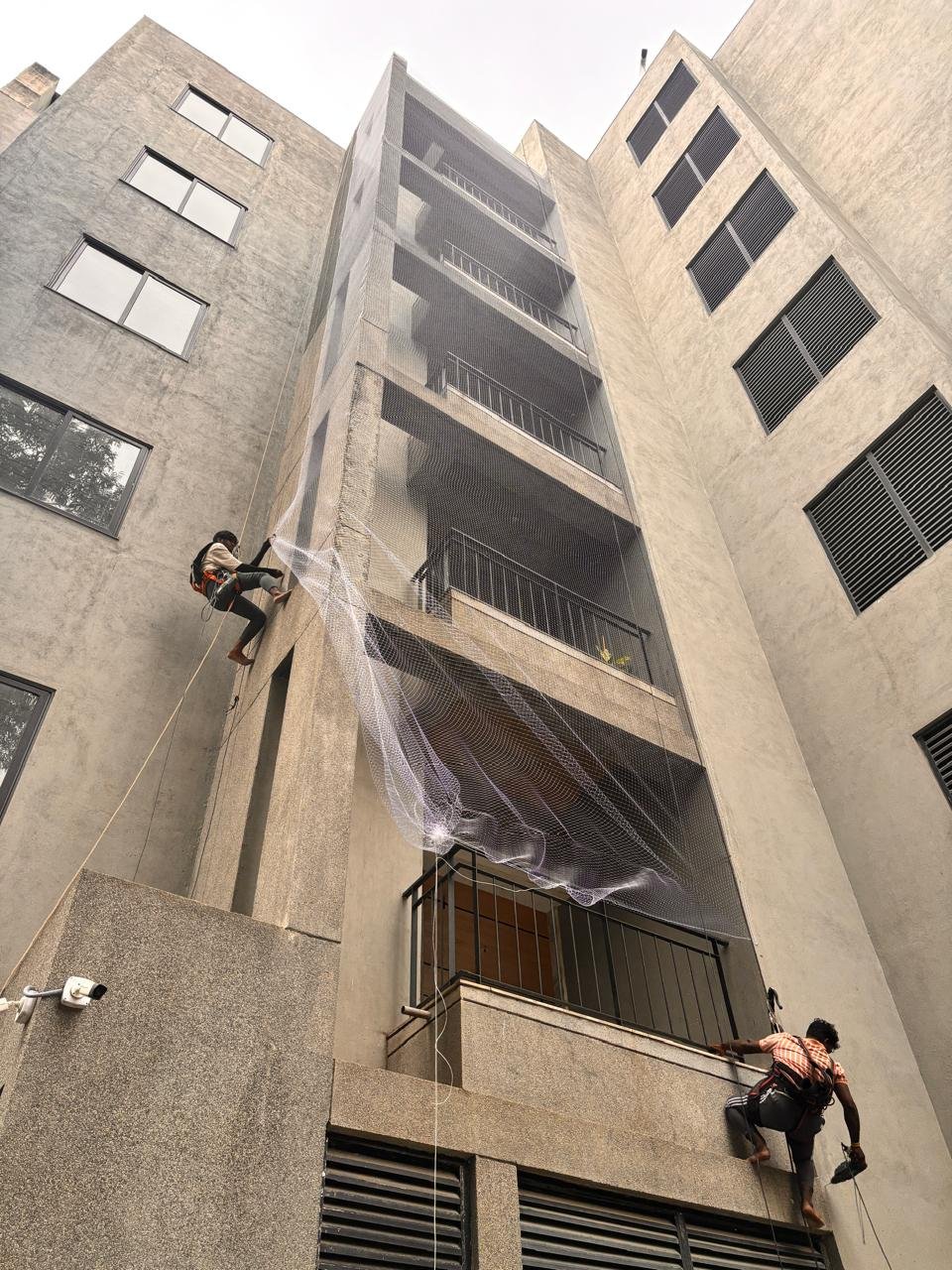 Best Duct Area Safety Nets in Sarjapur Road by Vikram Safety Nets